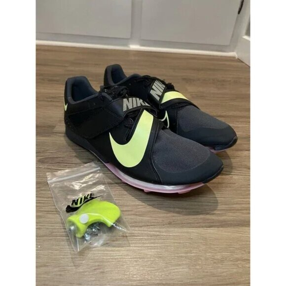 Nike Air Zoom LJ Elite Long Jump Track Field Spikes Black CT0079-001 Mens 11.5 - Picture 3 of 4